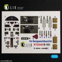 B-25J - 3D-Decal Innendetails (Hasegawa/Eduard) 