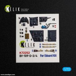 Bf 109G-2/G-4 - 3D-Decal Innendetails (Eduard) 
