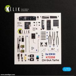 CH-54A Tarhe - 3D-Decal Innendetails (ICM) 