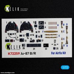 Ju 87B/R - 3D-Decal Innendetails (Airfix) 