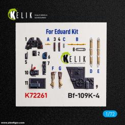 Bf 109K-4 - 3D-Decal Innendetails (Eduard) 