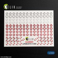Rettungsringe - 3D-Decals 