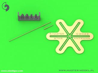 German WWII 1,8m Star Antenna 