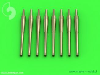 British 4.7"/45 (120mm) QF Marks IX and XII tubes de canon (8 pièces) 