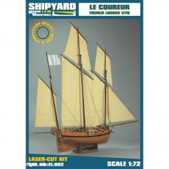 Le Coureur 1776 - French Lugger 