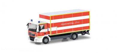 MAN TGM box lorry with tail lift ‘Düsseldorf fire brigade’ 