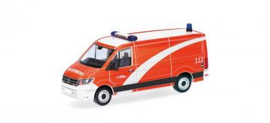 Volkswagen (VW) Crafter box flat roof "Berlin Fire Department/GW-RettMat" 