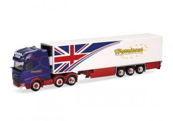 DAF XG+ refrigerated semi-trailer "Harrisons" (Great Britain) 