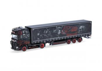 Scania CS20 HD curtainsider semitrailer "Pluta Transport" (Poland) 