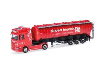Scania CS 20 HD suction silo tractor-trailer "Sievert Logistik" 
