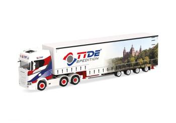 Scania CS 20 HD (6x2) Semi-remorque de volume "TiDe Spedition" 