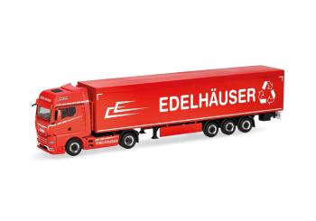 MAN TGX GX Semi-remorque à fond mouvant "Edelhäuser". 