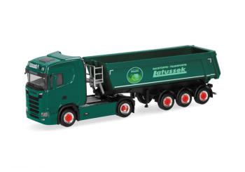 Scania CS 20 ND round-body semi-trailer "Latussek" 