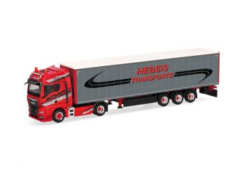 MAN TGX GX Gardinenplanen-Sattelzug "Hebeis Transporte" 