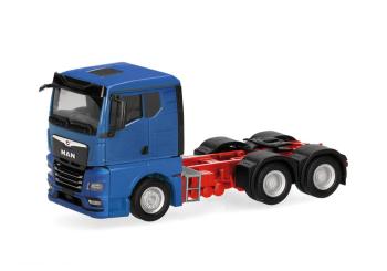Tracteur MAN TGX GN 3 essieux, bleu 