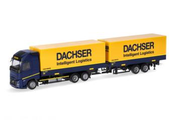 Volvo FH Aero GL XL, train routier à tandem avec caisse interchangeable de 7,82 m « Dachser » 