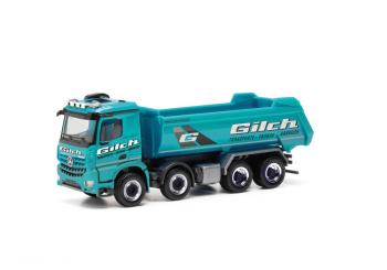 Camion à benne ronde MB Arocs "Gilch Erdbau und Transport". 