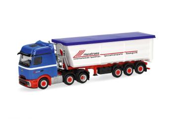 Mercedes-Benz Actros L ProCabin Bigspace steel tipper semi-trailer "Riwatrans" 