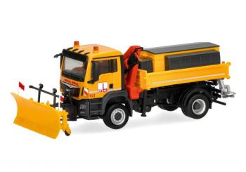 MAN TGS M Euro6c Dreiseitenkipper 2achs mit Kran/Winterdienst "Max Bögl" 