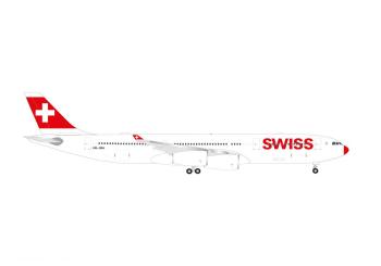 Swiss International Air Lines Airbus A340-300 "LxAirDeer". 
