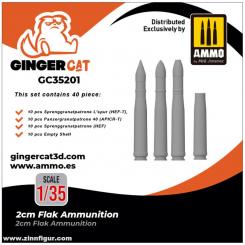 1/35 2cm Flak Munitions (40 pièces) 