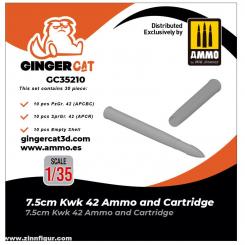 1/35 7,5cm KWK42 Munitions et cartouches (30pcs) 