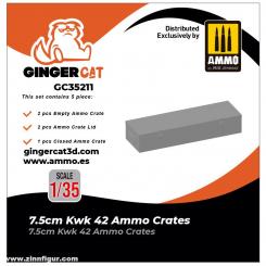 1/35 Caisses à munitions 7,5cm KWK42 