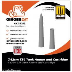 1/35 7.62cm T34 Munitions pour chars et cartouches (30pcs) 