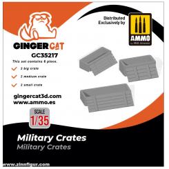 1/35 caisses militaires (6 pièces) 