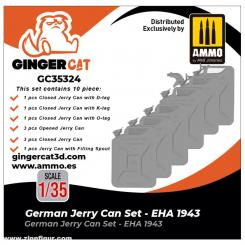 1/35 Kit de bidons allemands - EHA 1943 (10 pièces) 