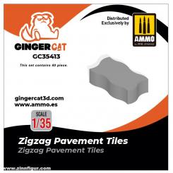 1/35 Zigzag Pavement Tiles (40pcs) 