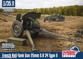 25mm S.A 34 Type II French Anti-tank Gun 