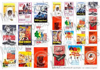 Affiches de film A - années 1950 & 60 
