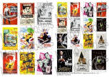 Affiches de films français - années 1940, 50, 60 & 70 