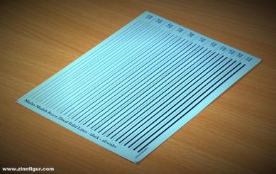Décalcomanies de lignes noires 