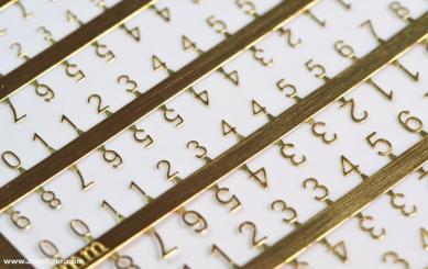 Numéros 1,5 - 2,0 - 2,5 - 3,0mm 