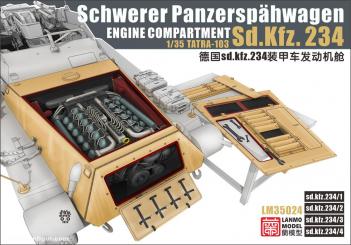 Kit de détails du moteur du Sd.Kfz.234 
