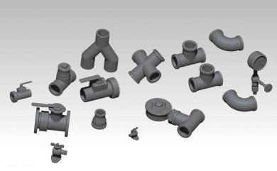 Set mit 3 mm Rohrzubehör 