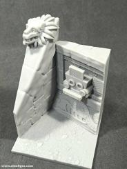 Teil der Quetzalcoatl-Pyramide 54 mm 
