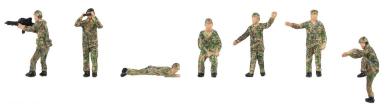 Soldats en formation 