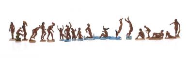 Native American: Bathers, at the lake 
