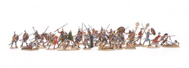 Asyrische Infanterie im Angriff um 800 v. Chr. 