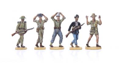 Vietminh mit gefangenen Franzosen 