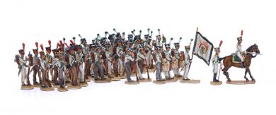 Infanterieregiment Prinz Friedrich August im Halt 