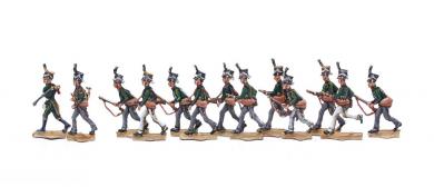 Jägercorps, vorgehend 