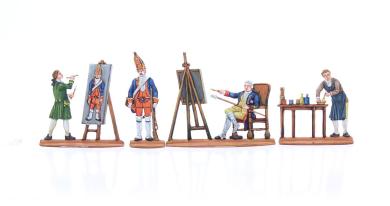 Frédéric Guillaume Ier lors d'une leçon de peinture 