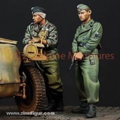 Waffen SS soldats de chars/voitures de combat 