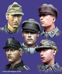 Waffen SS Panzer Heads Set #2 