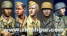 Fallschirmjäger Heads Set 2 