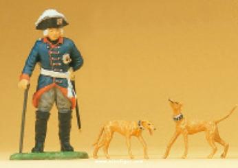 Frederick II. with dogs 